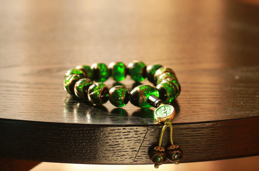 Incense Ash Glazed Bracelet